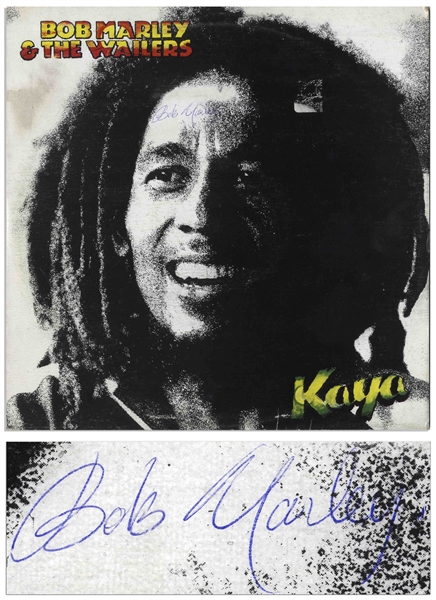 Bob Marley Signed ''Kaya'' Album -- Uninscribed -- With Roger Epperson COA